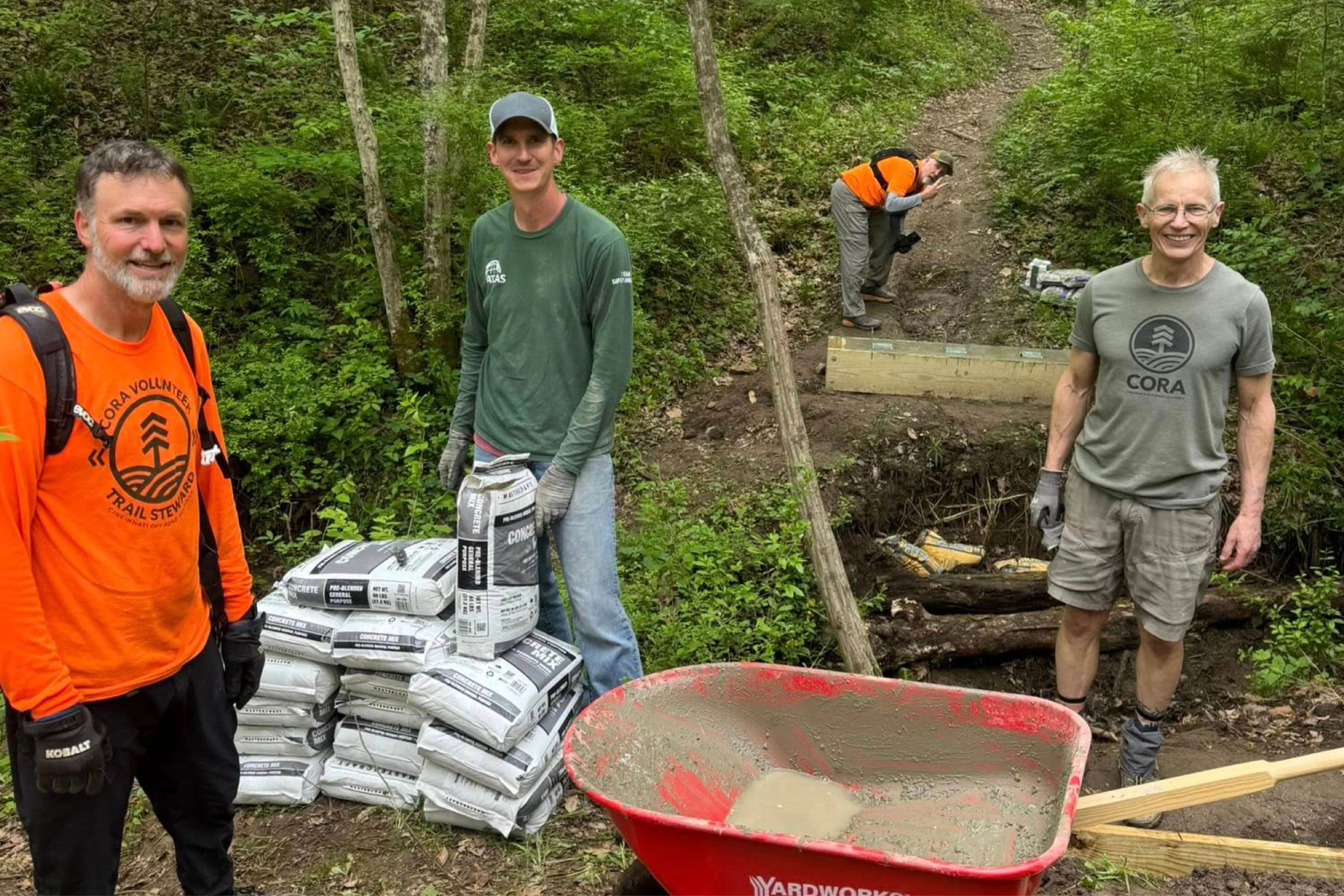 Caeser Creek State Park Mountain Bike Trail Bridge Repair